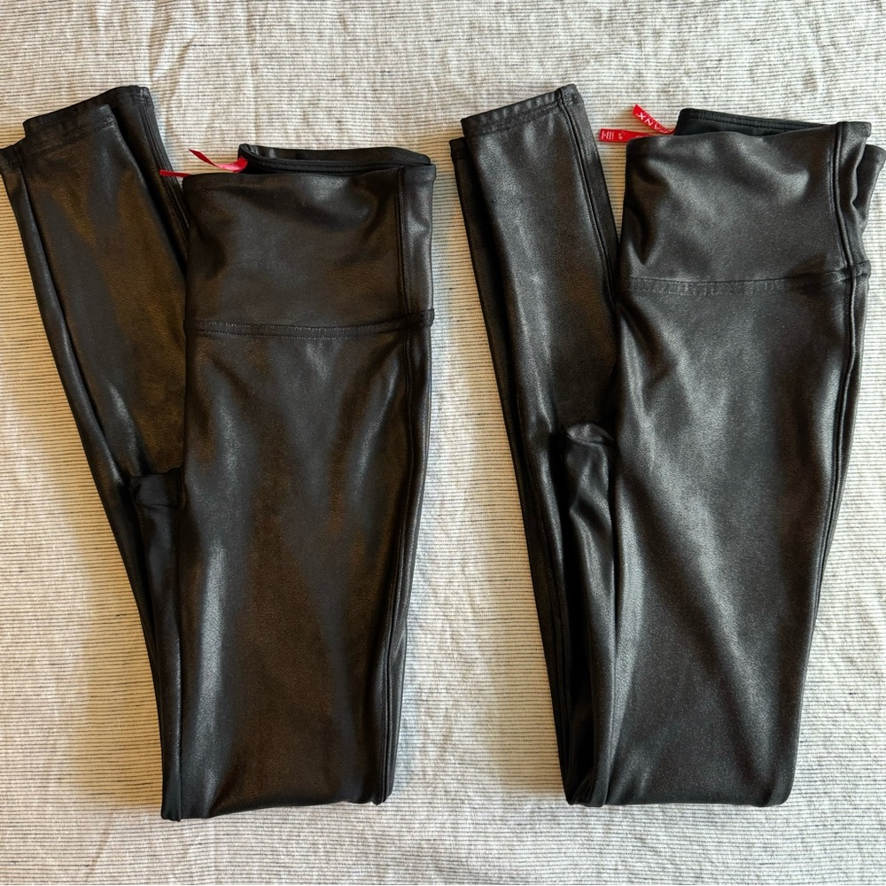 Spanx Faux Leather Leggings